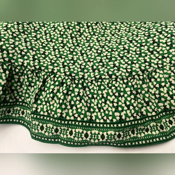 Max Studio Green Patterned Wrap Dress - Picture 9 of 9